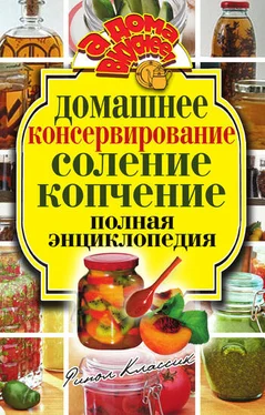 Ольга Бабкова Домашнее консервирование. Соление. Копчение. Полная энциклопедия обложка книги