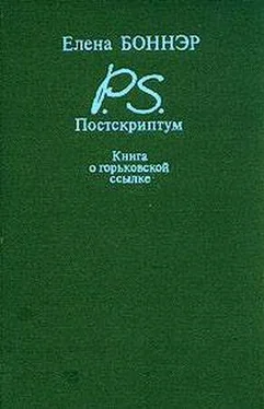 Елена Боннэр Постскриптум: Книга о горьковской ссылке обложка книги