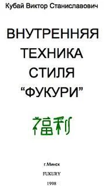 Виктор Кубай Внутренняя техника стиля «Фукури» обложка книги