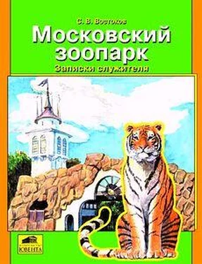 Станислав Востоков Москвоский зоопарк. Записки служителя обложка книги