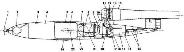 Компоновочная схема FL103A1 1 Пропеллер датчика дальности полета 2 - фото 5