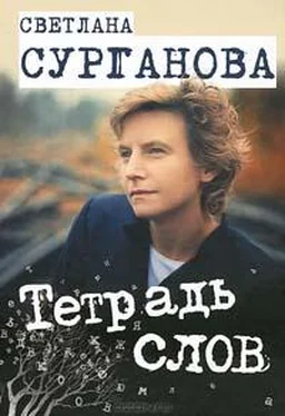 Светлана Сурганова Тетрадь слов обложка книги