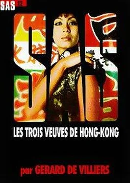 Gérard De Villiers Les trois veuves de Hong-Kong обложка книги