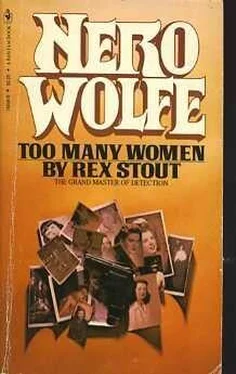 Rex Stout Too Many Women