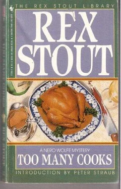 Rex Stout Too Many Cooks обложка книги