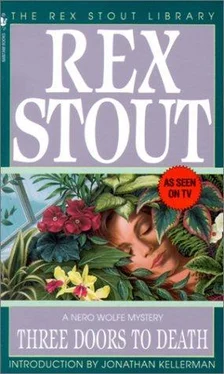 Rex Stout Three Doors to Death (The Rex Stout Library) обложка книги