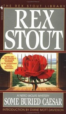 Rex Stout Some Buried Caesar обложка книги