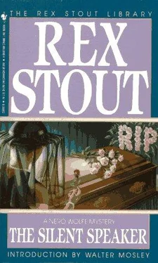 Rex Stout The Silent Speaker (Crime Line)