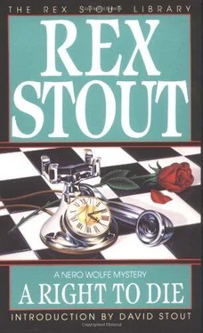 Rex Stout A Right to Die обложка книги