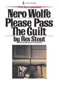 Rex Stout Please Pass the Guilt обложка книги