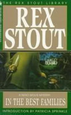 Rex Stout In the Best Families обложка книги