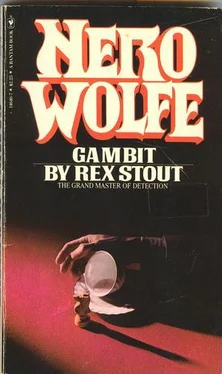 Rex Stout Gambit обложка книги