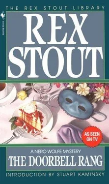 Rex Stout The Doorbell Rang (The Rex Stout Library) обложка книги