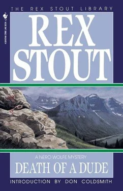 Rex Stout Death of a Dude обложка книги