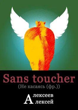 Алексей Алексеев Sans toucher (Не касаясь) обложка книги