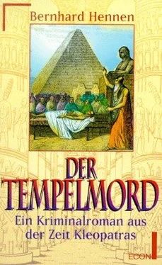 Bernhard Hennen Der Tempelmord. Ein Kriminalroman aus der Zeit Kleopatras обложка книги