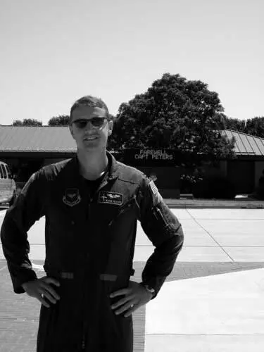 Capt Dave Peters US Air Force prior to his deployment to Iraq in 2003 - фото 15