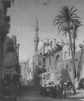 Из собрания А М Горчакова Проспер Марилья Улица Эзбекия в Каире 1833 - фото 16