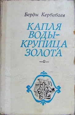 Берды Кербабаев Капля воды - крупица золота обложка книги