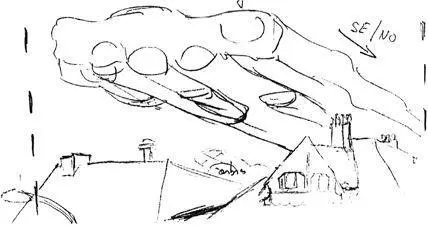A witnesss drawing of a rectangular craft over Auderghem similar to the craft - фото 8