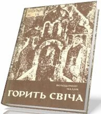 Володимир Малик Горить свіча обложка книги