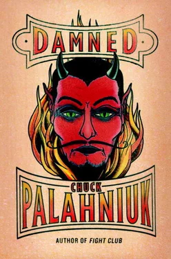 Chuck Palahniuk Damned обложка книги