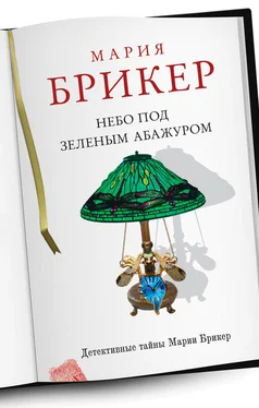 Мария Брикер Небо под зеленым абажуром обложка книги