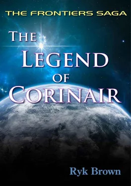 Ryk Brown The legend of Corinair обложка книги