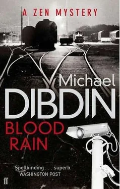 Michael Dibdin Blood rain обложка книги