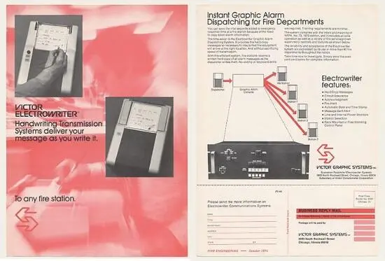 Реклама компактного варианта electrowriter производства Victor Company В - фото 11