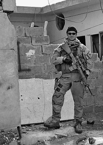 All kitted up with my Mk12 sniper rifle the gun I was carrying when I rescued - фото 9