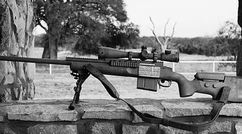 A closeup of my Lapua 338 the gun I made my longest kill with You can see - фото 23