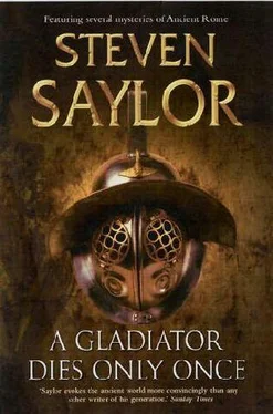 Steven Saylor A Gladiator Dies Only Once обложка книги