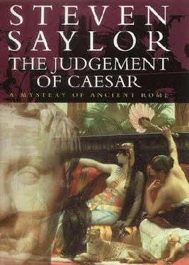 Steven Saylor The judgement of Caesar обложка книги