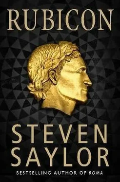 Steven Saylor Rubicon обложка книги