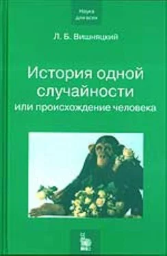 Леонид Вишняцкий История одной случайности, или Происхождение человека обложка книги