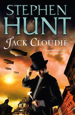 Stephen Hunt Jack Cloudie обложка книги