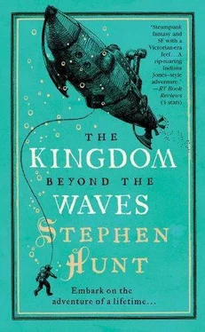 Stephen Hunt The Kingdom Beyond the Waves обложка книги