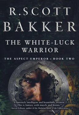 R. Bakker The white-luck warrior обложка книги