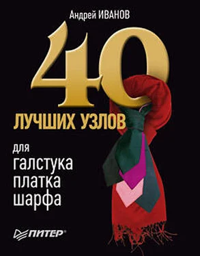 Андрей Иванов 40 лучших узлов для галстука, платка, шарфа обложка книги