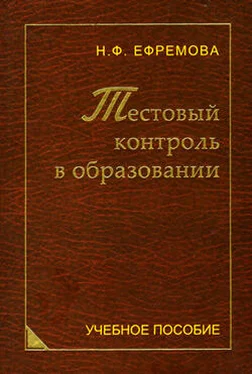 Надежда Ефремова Тестовый контроль в образовании обложка книги