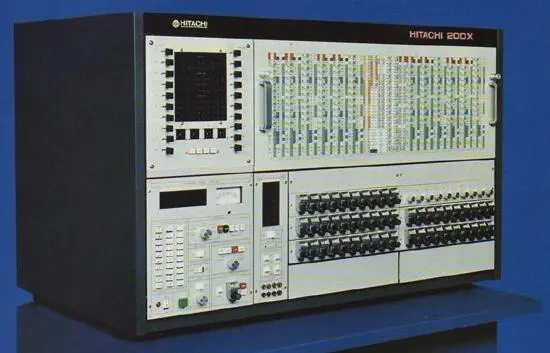 Аналоговый компьютер Hitachi200х Хорошо видны коммутационная панель и - фото 4