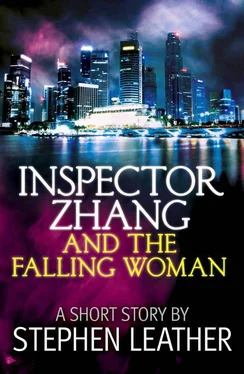 Stephen Leather Inspector Zang and the falling woman обложка книги