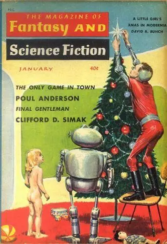 Обложка журнала The Magazine of Fantasy and Science Fiction January 1960 - фото 1