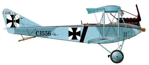 Albatros C1 OAW 155615 1915 г Самолет несет самый распространенный - фото 25