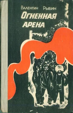 Валентин Рыбин Огненная арена обложка книги