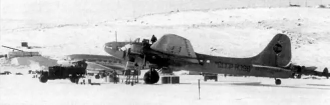 Пе 8 СССР Н396 на службе в Полярной авиации 1950 г Архив Г Ф Петрова - фото 32