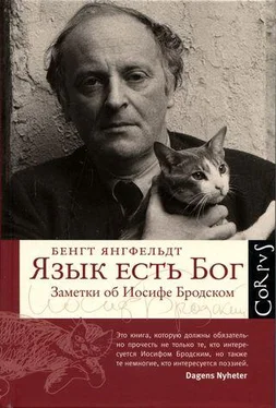 Бенгт Янгфельдт Язык есть Бог. Заметки об Иосифе Бродском [с иллюстрациями] обложка книги