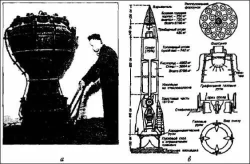 Рис 17 Ракета Вернера фон Брауна Фау2 V2 а камера сгорания двигатель - фото 139