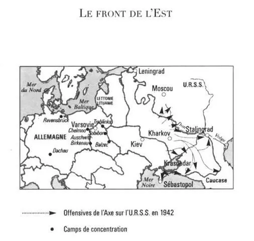 PREMIÈRE PARTIE 1 er janvier mai 1942 Aujourdhui nos ennemis sont - фото 3